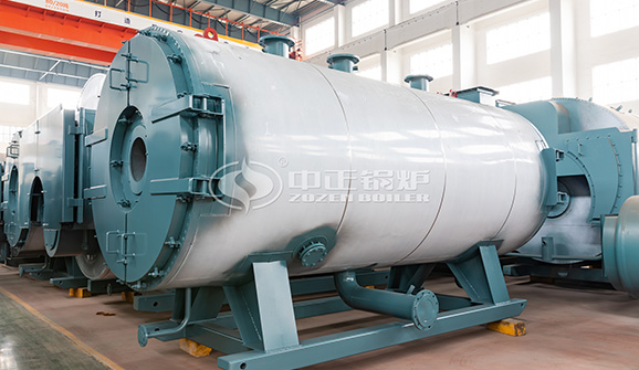 濰坊華寶紡織600萬大卡和700萬大卡YQW系列燃氣臥式導熱油鍋爐項